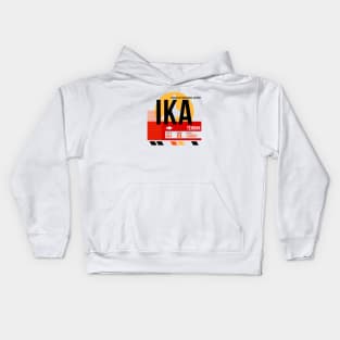 Tehran (IKA) Airport // Sunset Baggage Tag Kids Hoodie